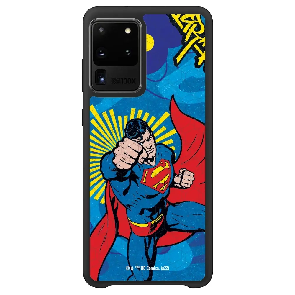 Superman Fist Blue Yellow...