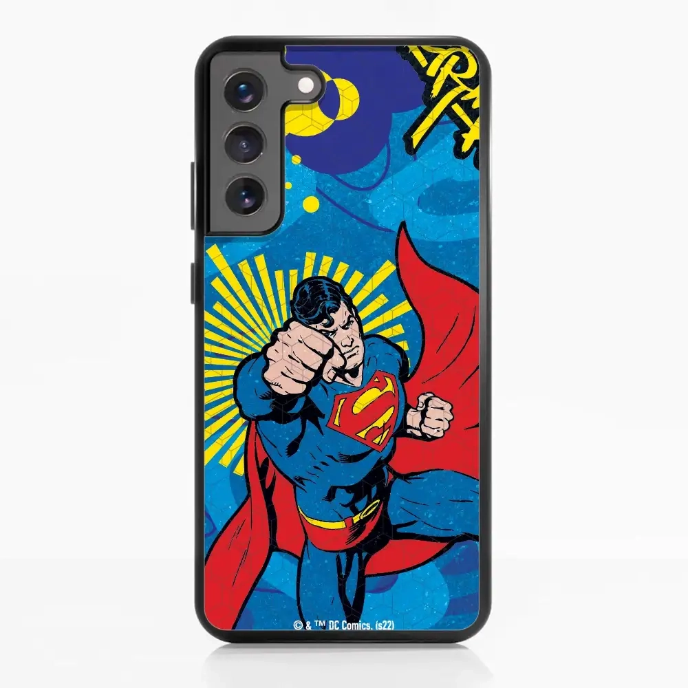 Superman Fist Blue Yellow...