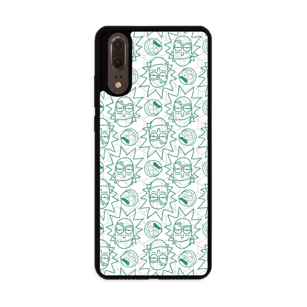 Rick and Morty face pattern...