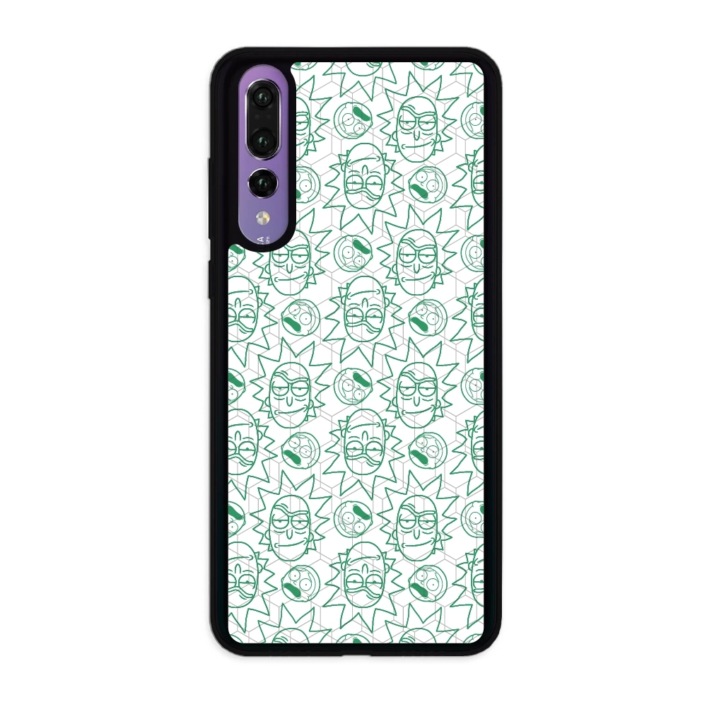 Rick and Morty face pattern...
