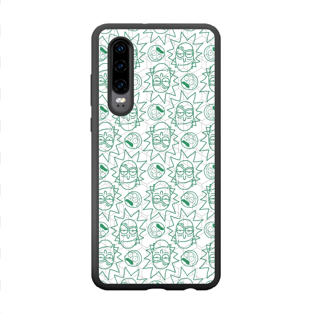 Rick and Morty face pattern...