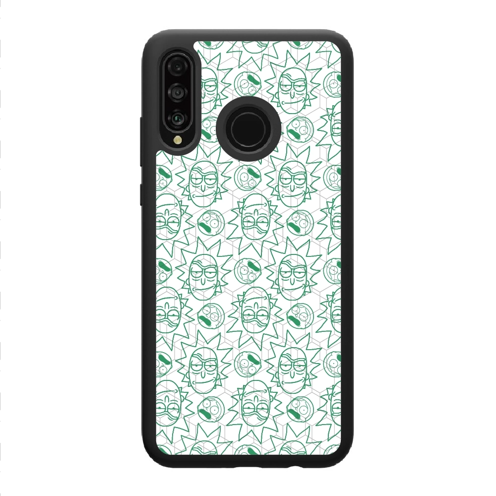 Rick and Morty face pattern...