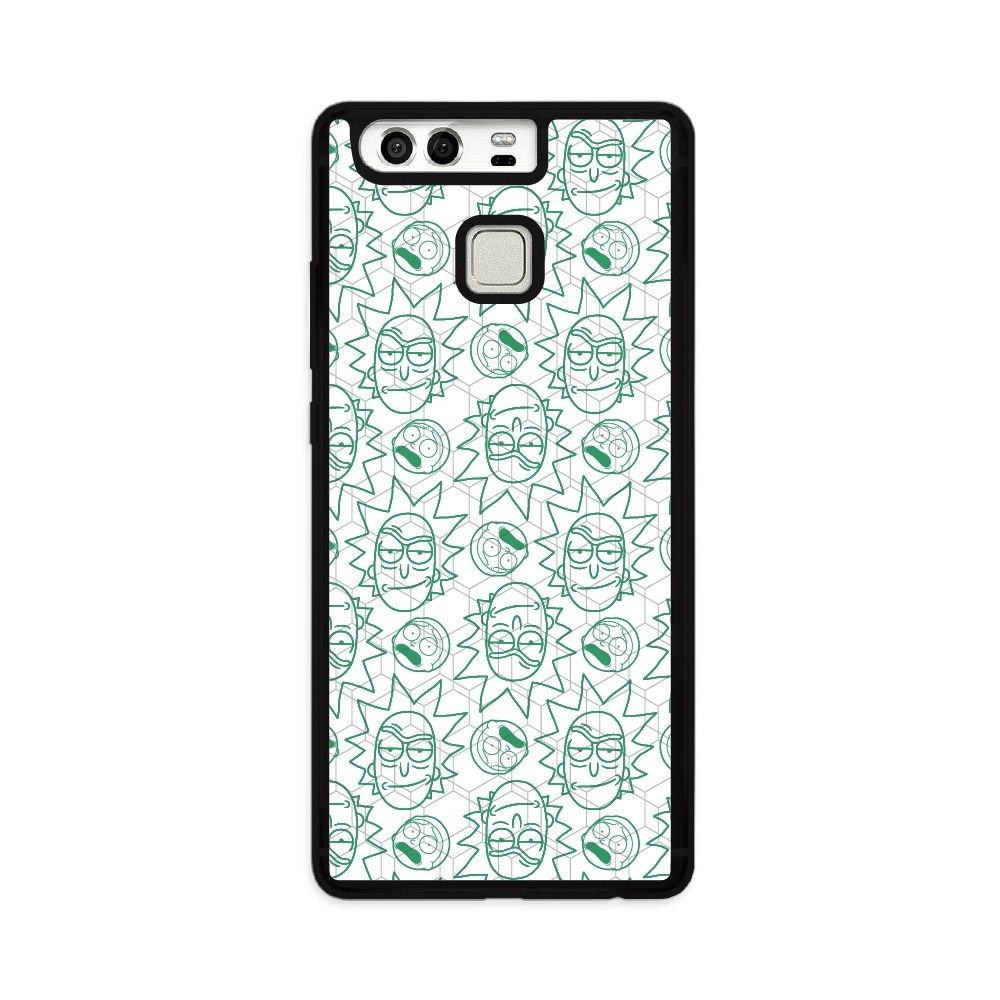 Rick and Morty face pattern...