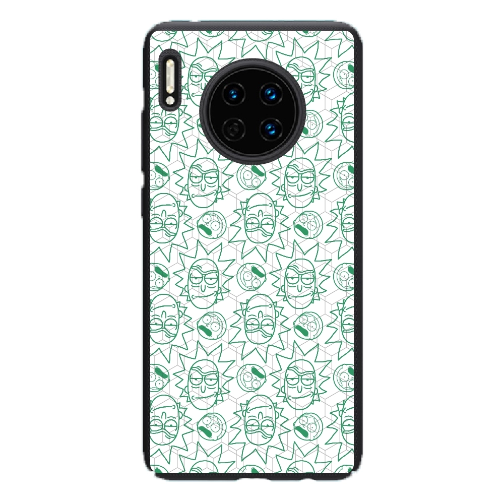 Rick and Morty face pattern...