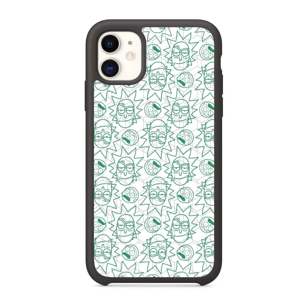 Rick and Morty face pattern...