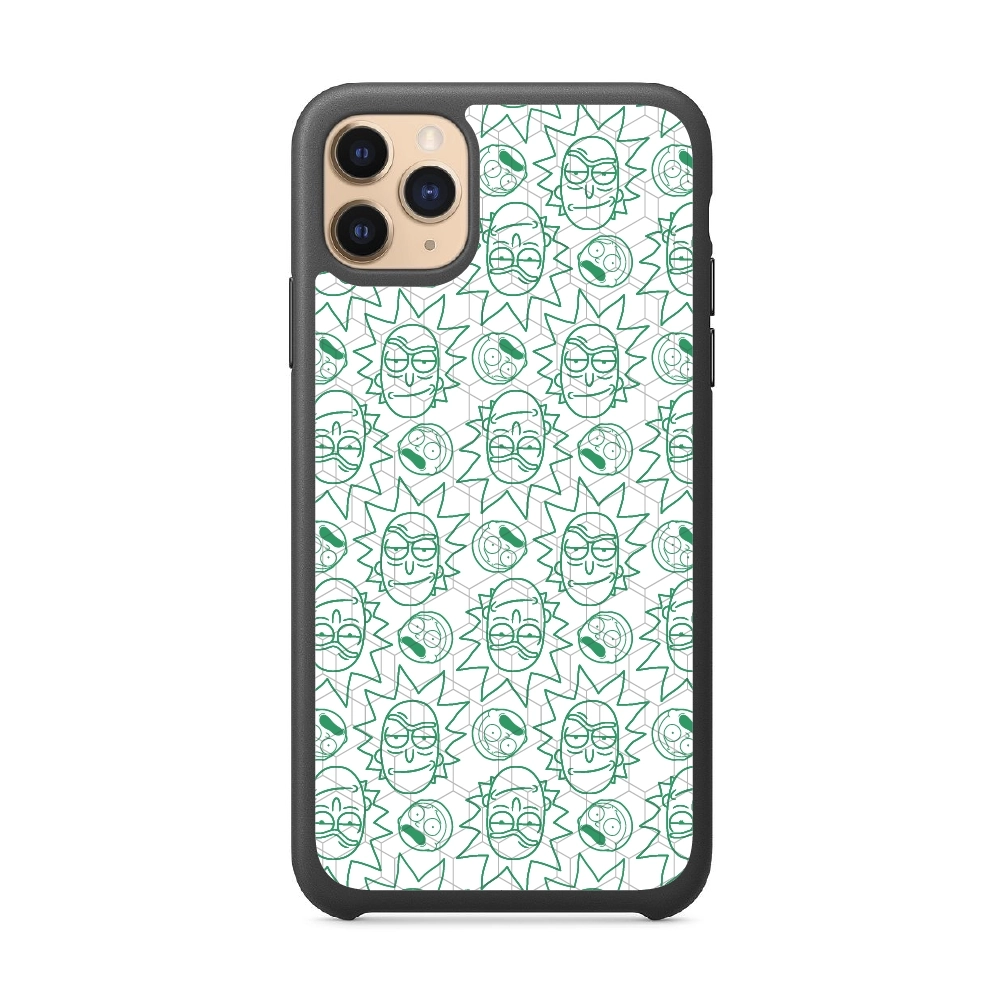 Rick and Morty face pattern...