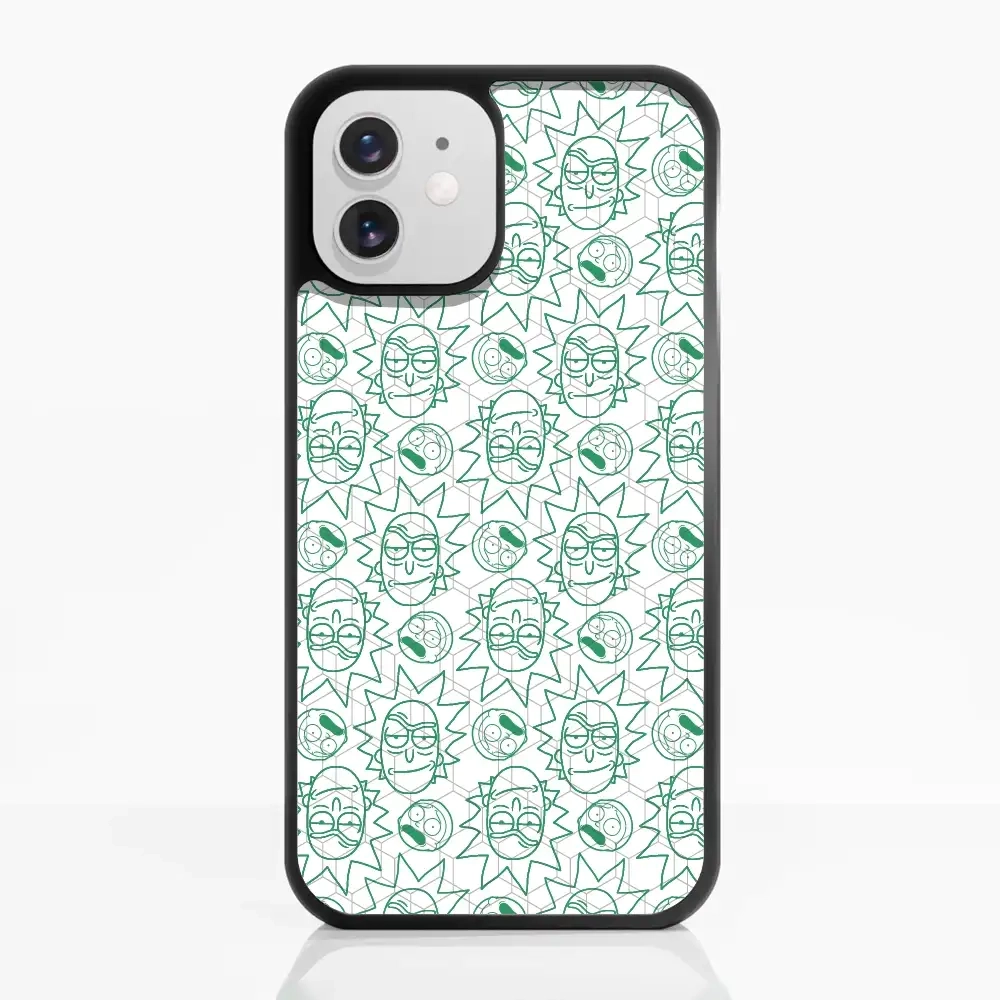 Rick and Morty face pattern...