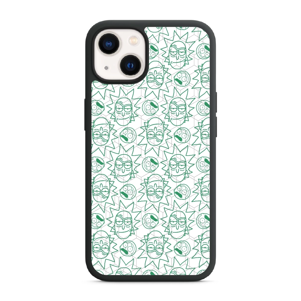 Rick and Morty face pattern...