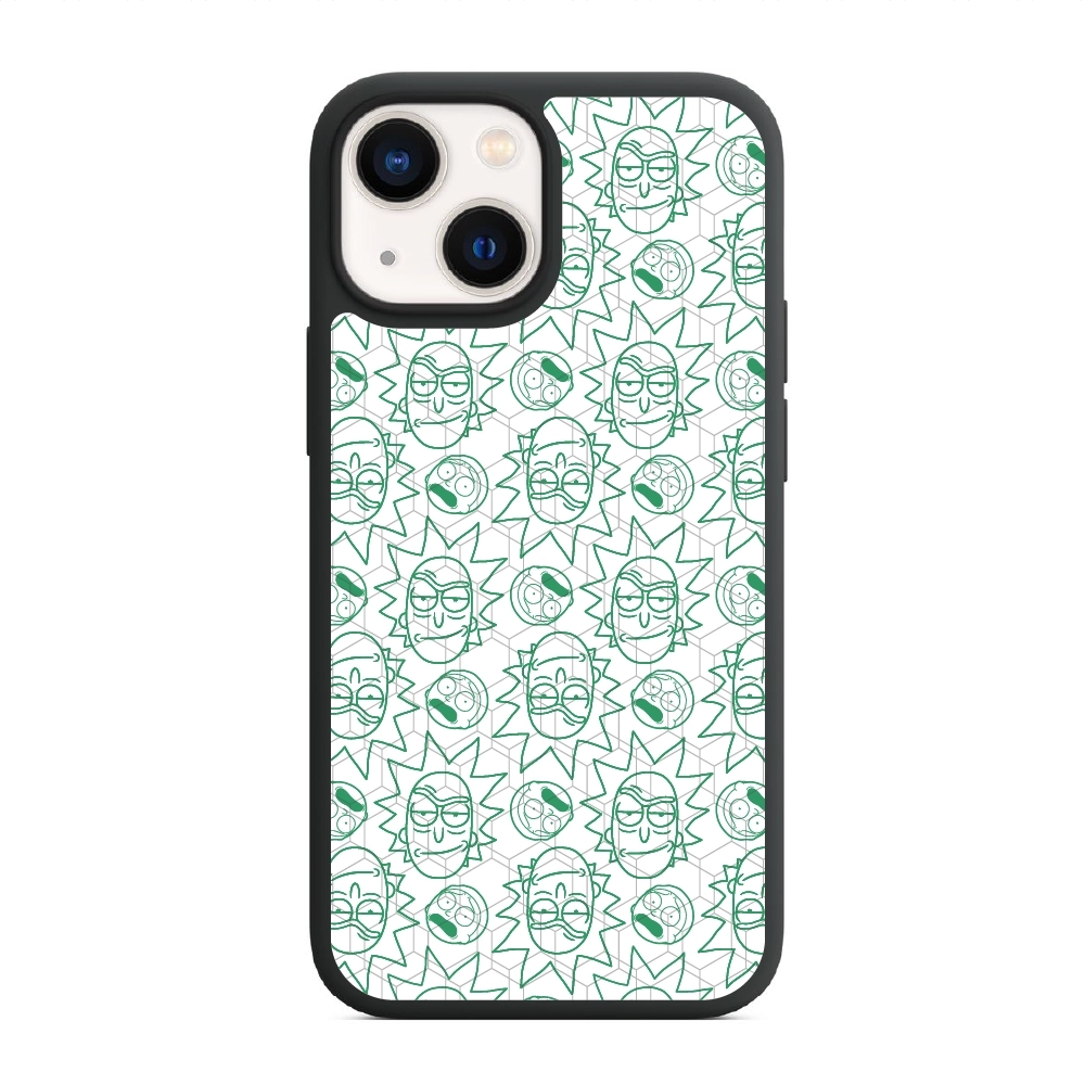 Rick and Morty face pattern...