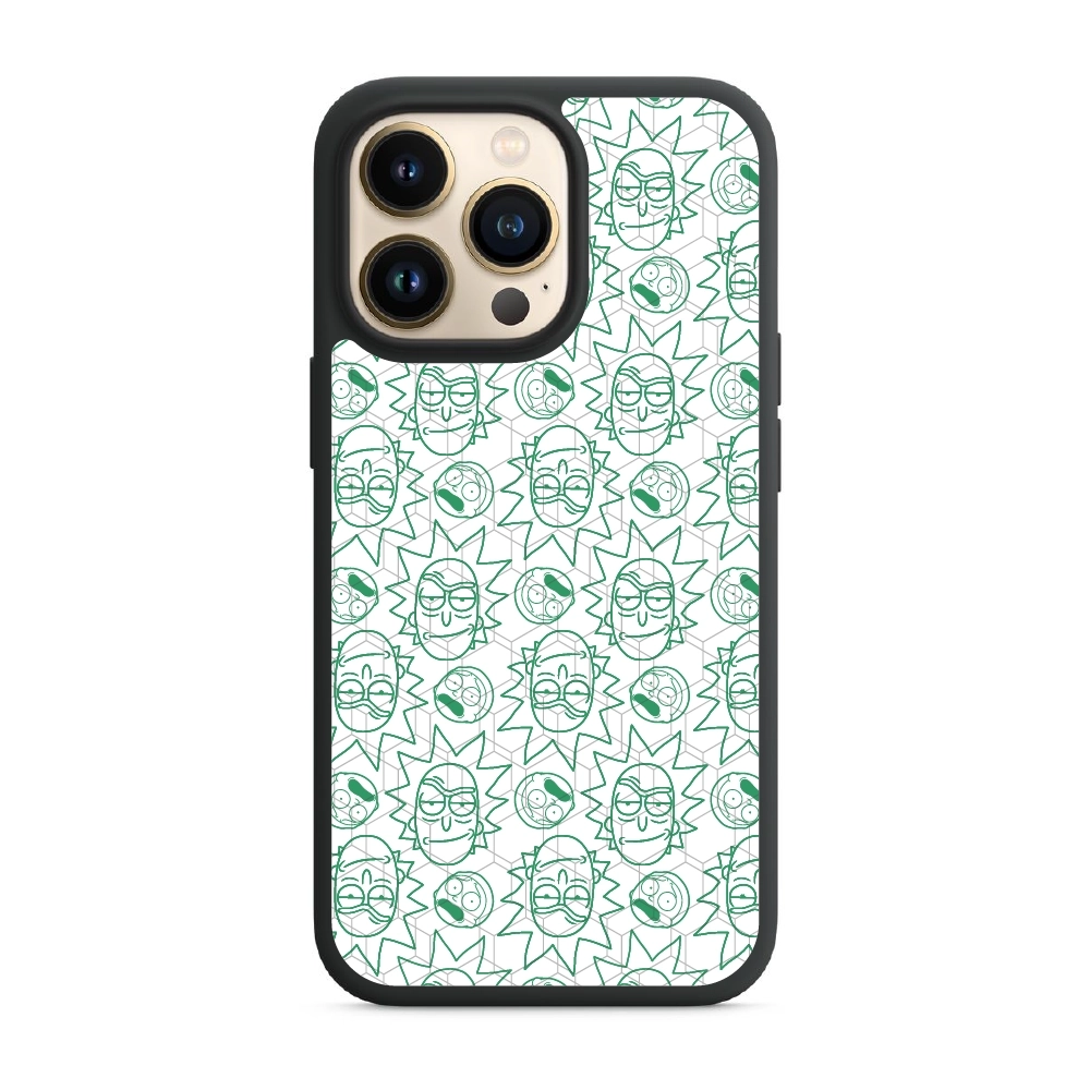 Rick and Morty face pattern...