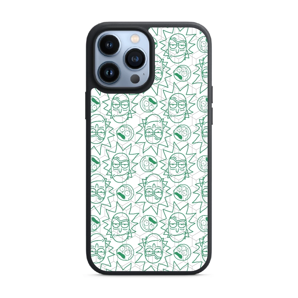 Rick and Morty face pattern...