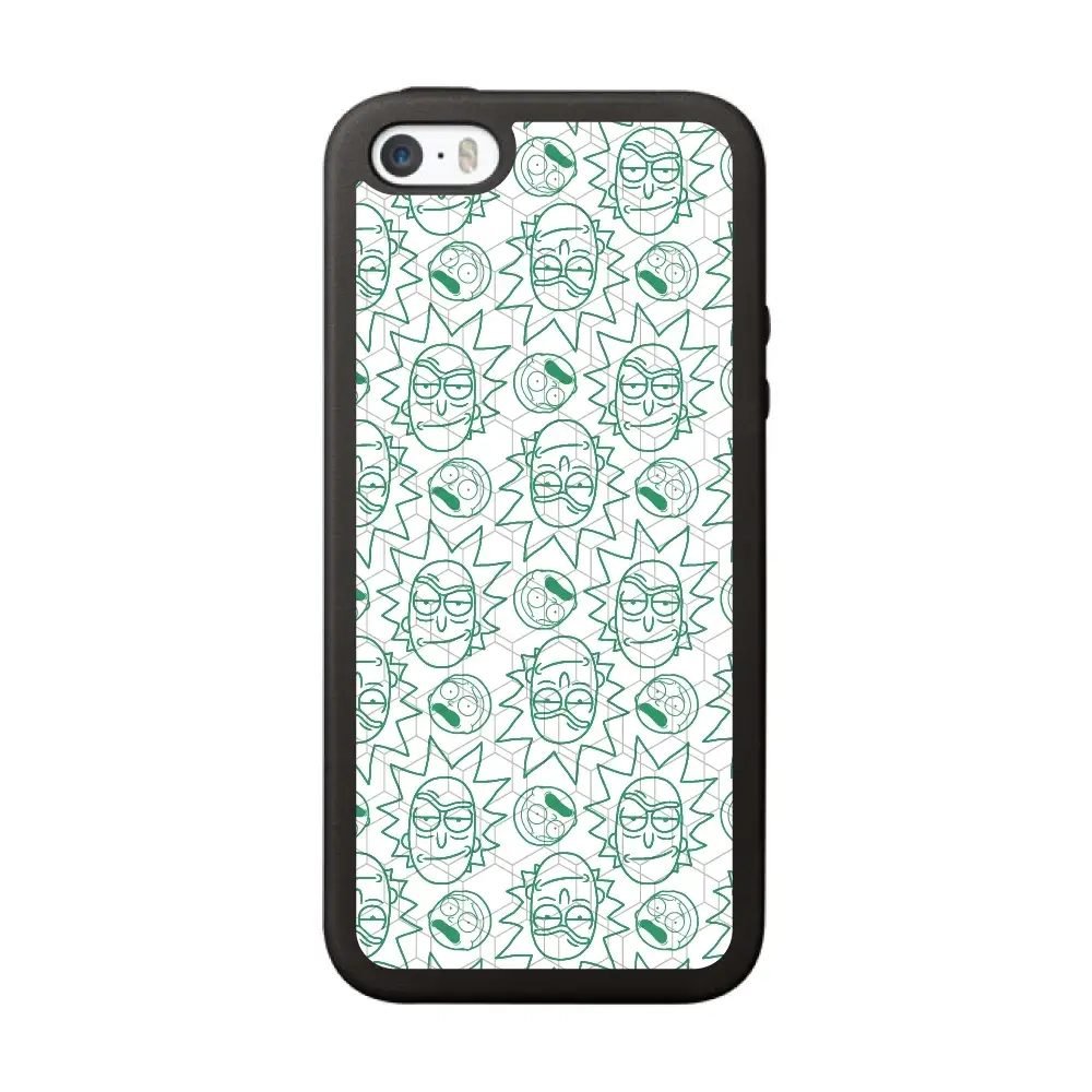 Rick and Morty face pattern...