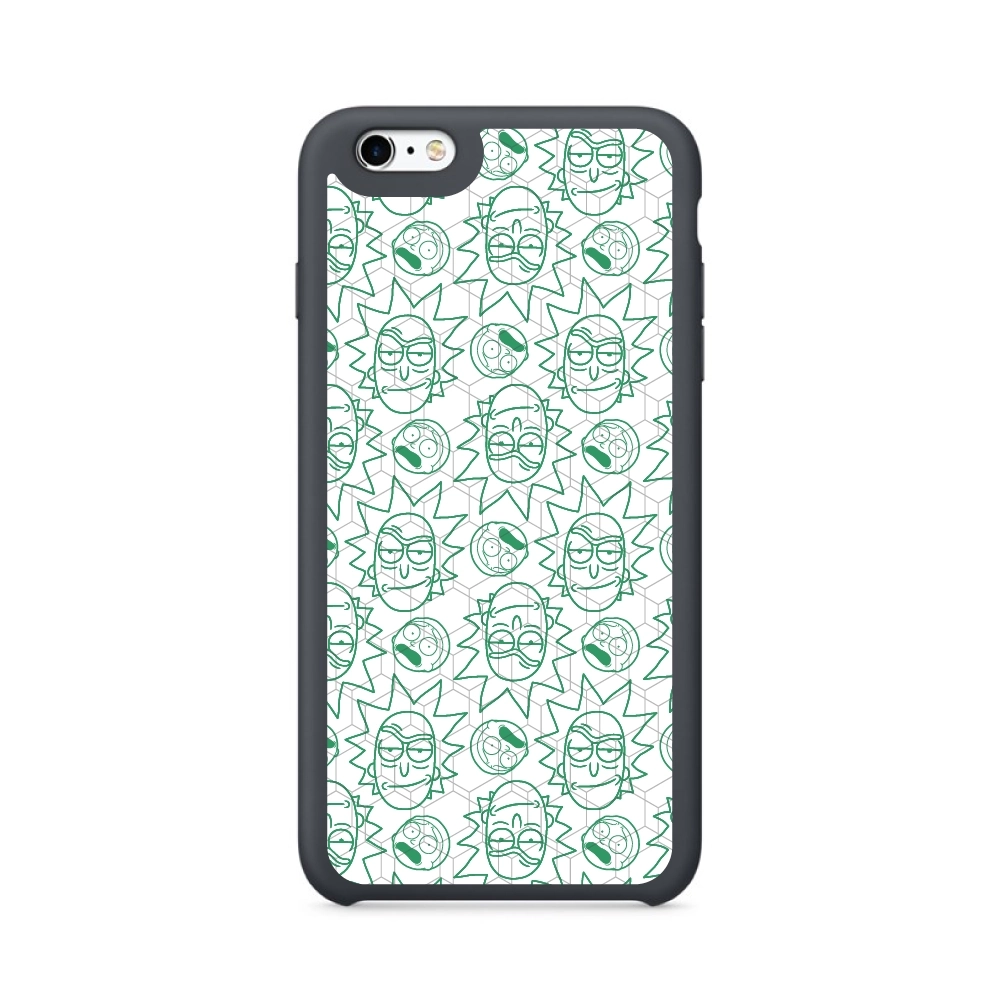 Rick and Morty face pattern...