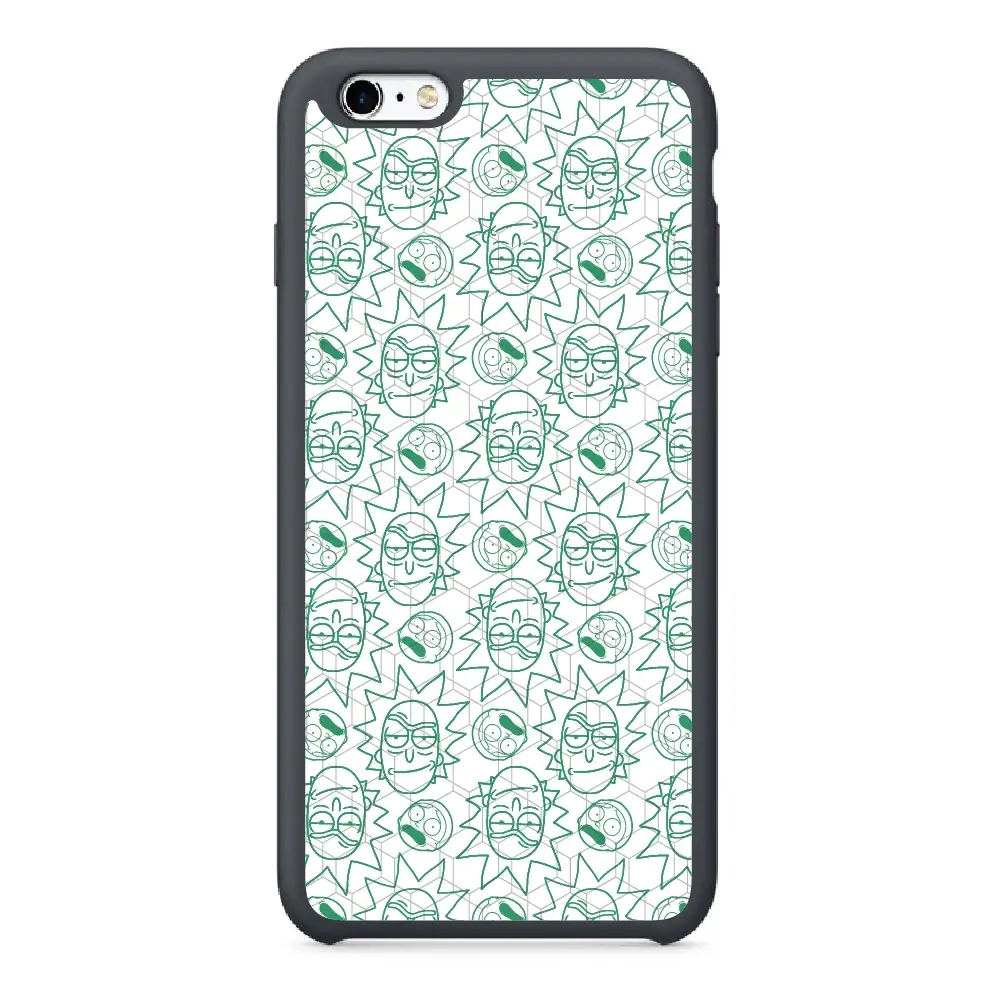 Rick and Morty face pattern...