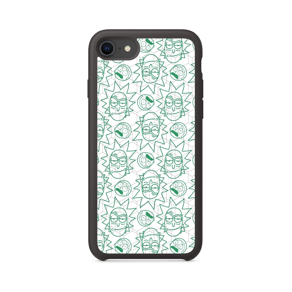 Rick and Morty face pattern...