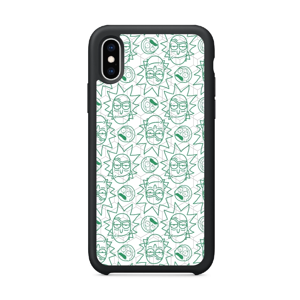 Rick and Morty face pattern...