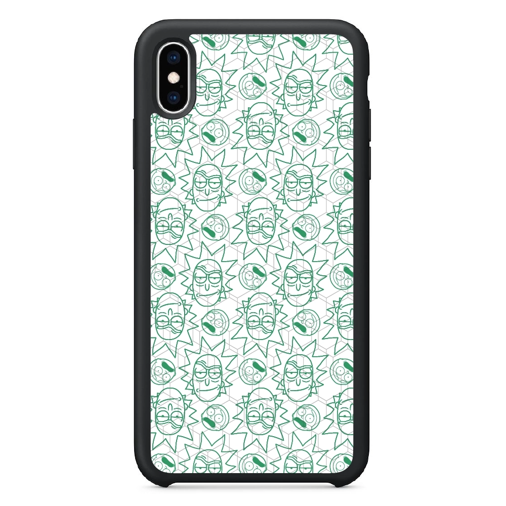 Rick and Morty face pattern...