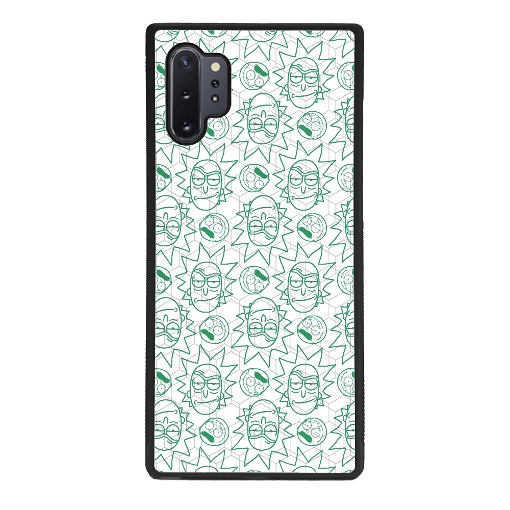 Rick and Morty face pattern...
