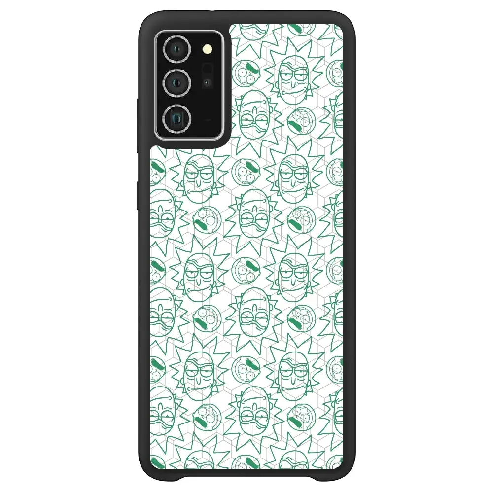 Rick and Morty face pattern...