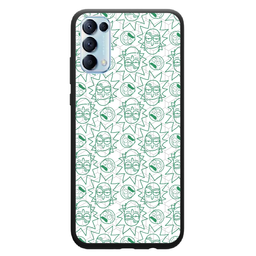 Rick and Morty face pattern...