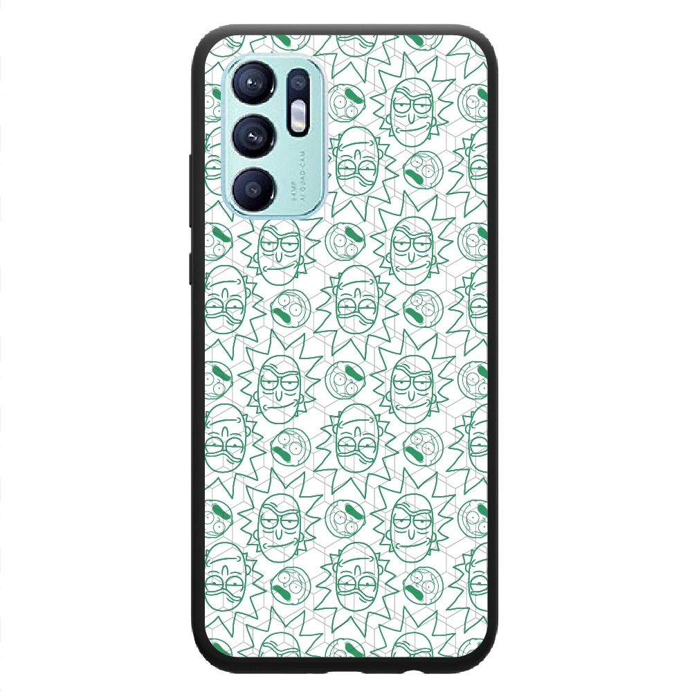 Rick and Morty face pattern...