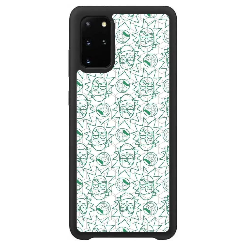Rick and Morty face pattern...