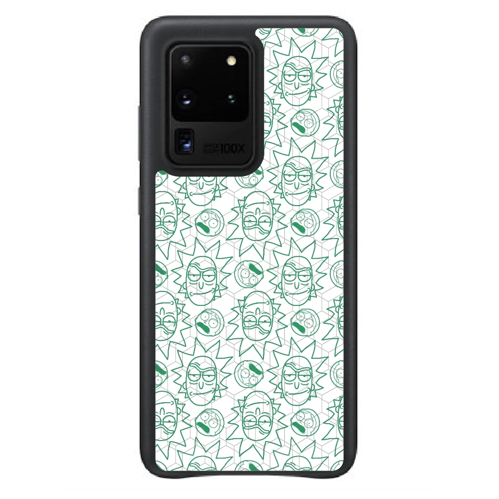 Rick and Morty face pattern...