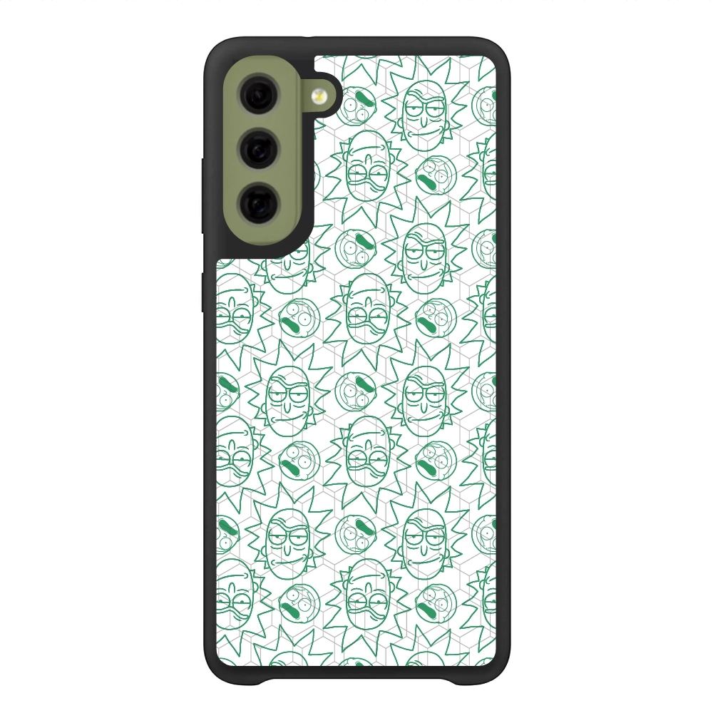 Rick and Morty face pattern...