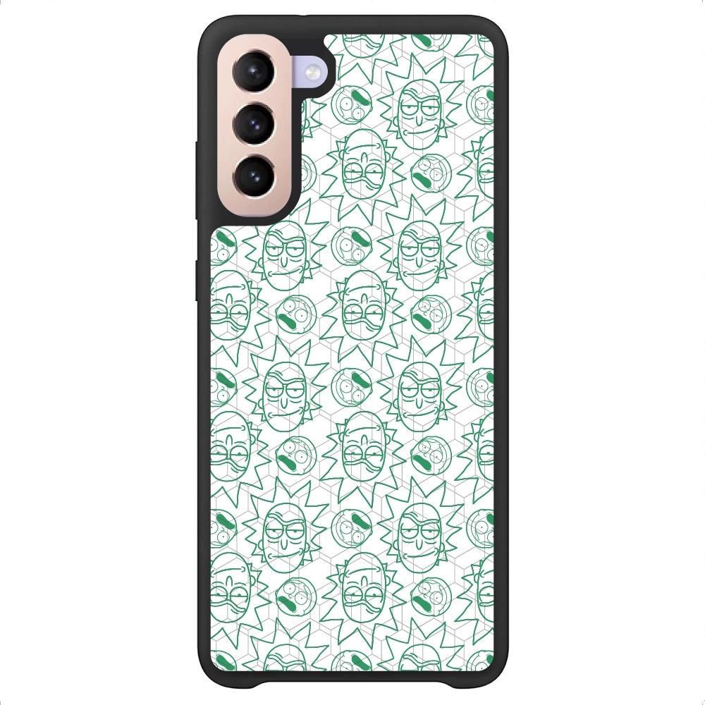 Rick and Morty face pattern...