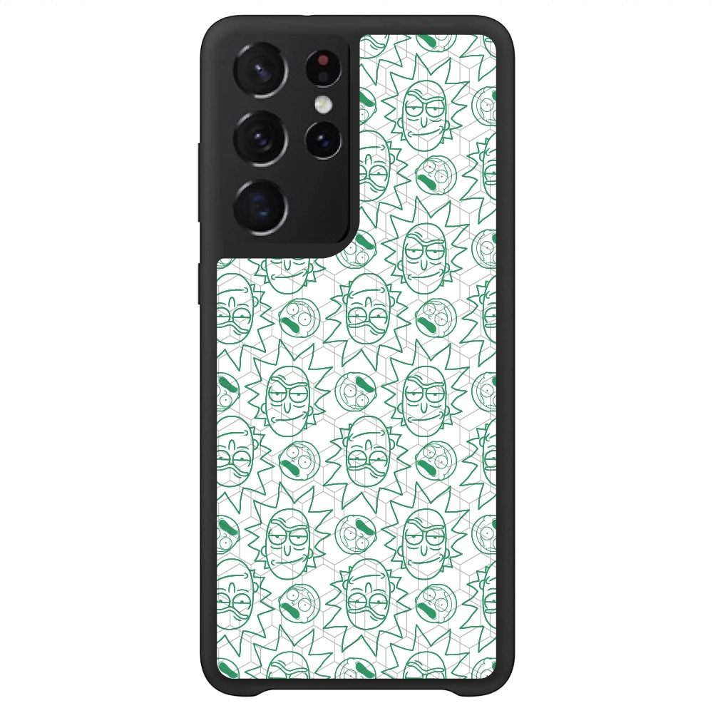 Rick and Morty face pattern...