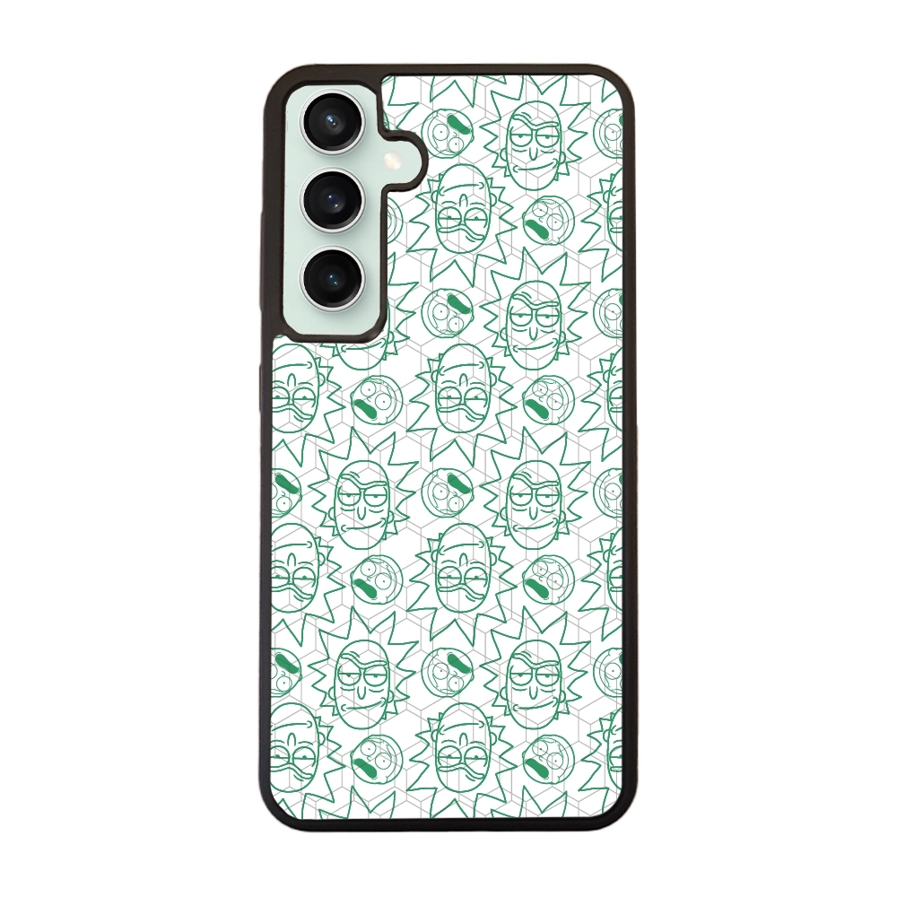 Rick and Morty face pattern...