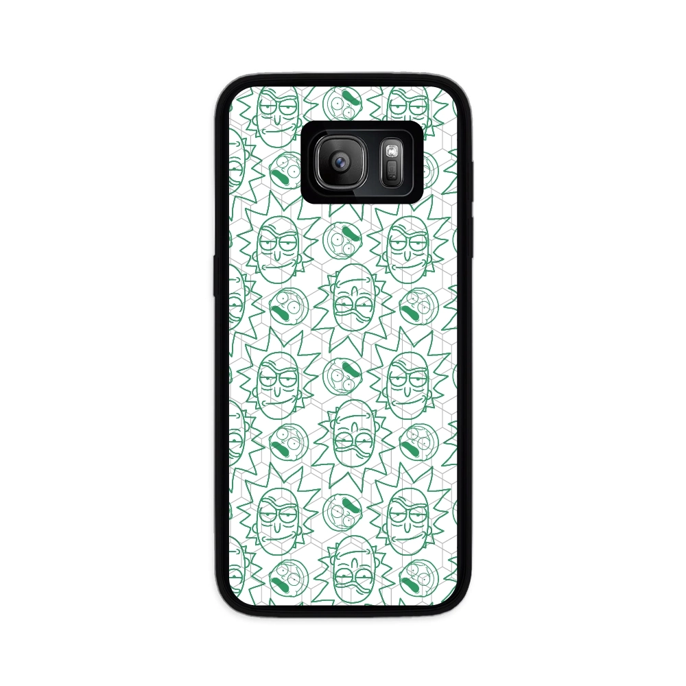 Rick and Morty face pattern...