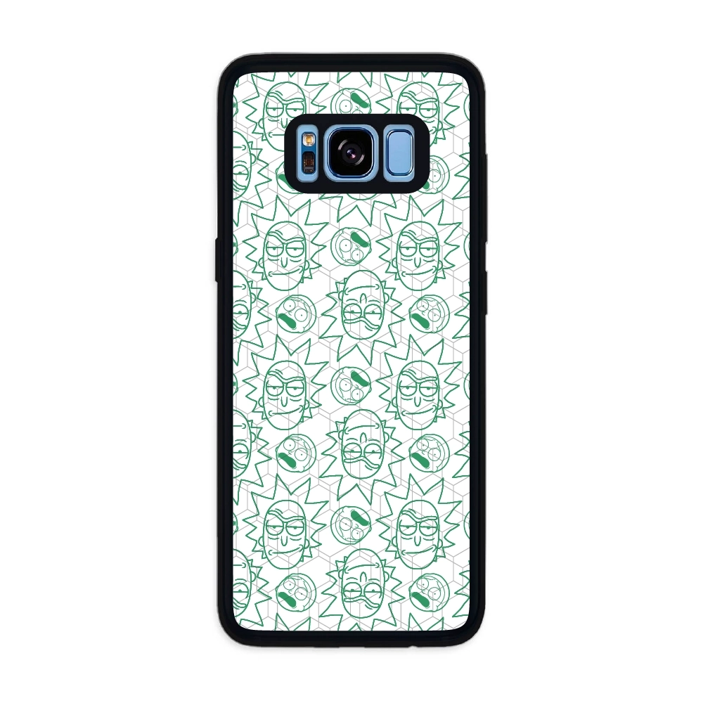 Rick and Morty face pattern...