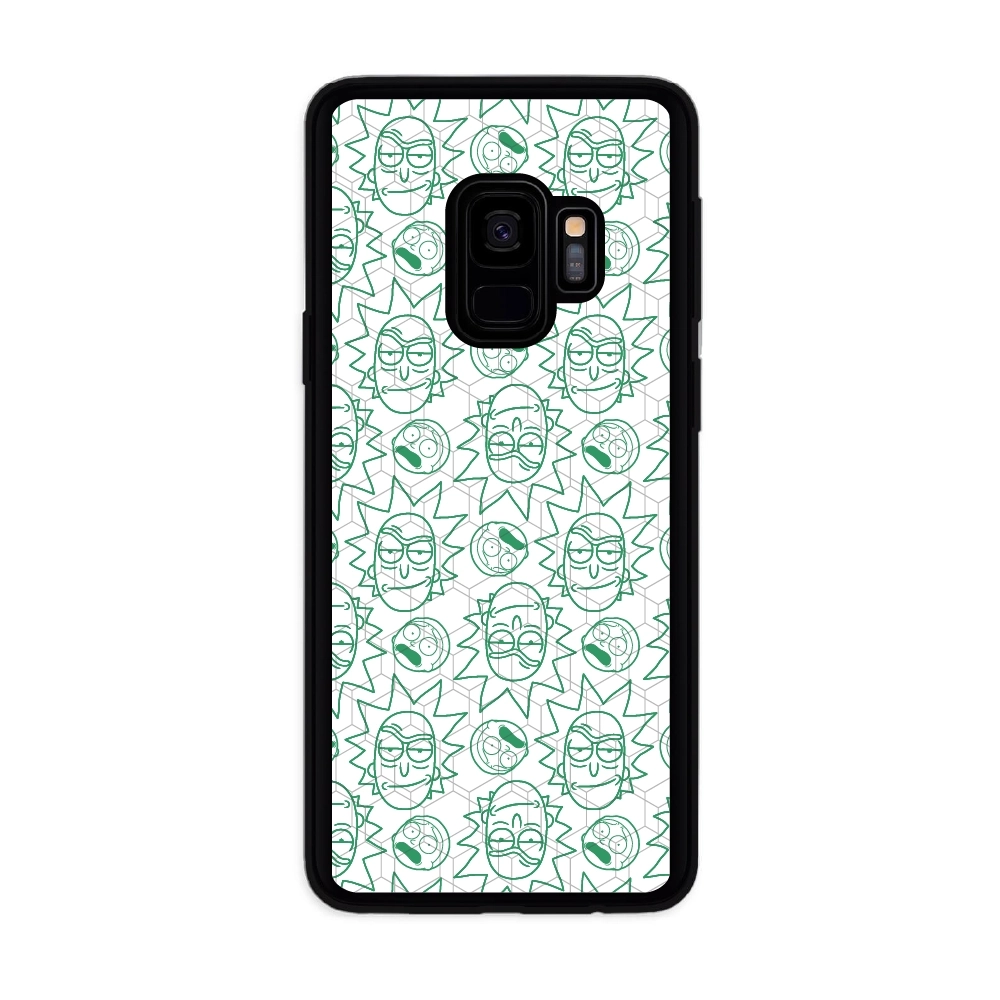 Rick and Morty face pattern...