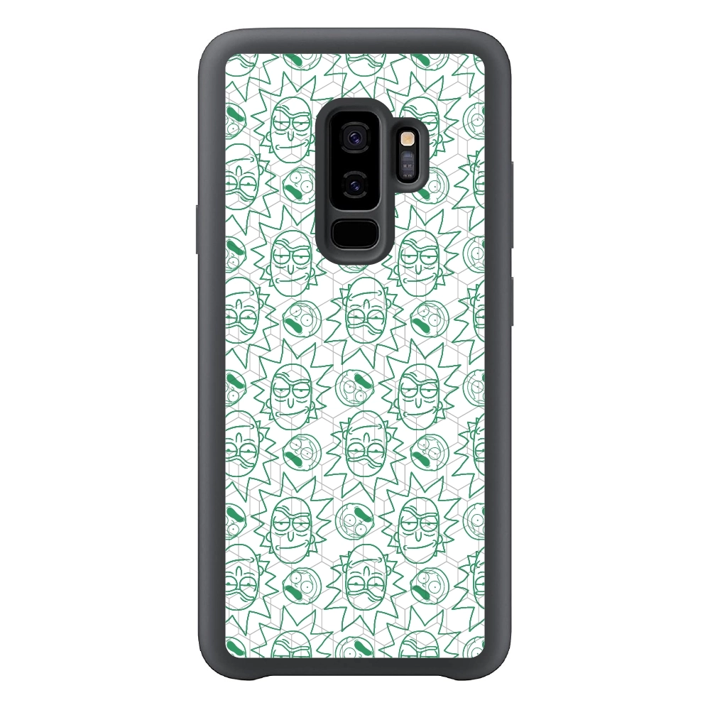 Rick and Morty face pattern...