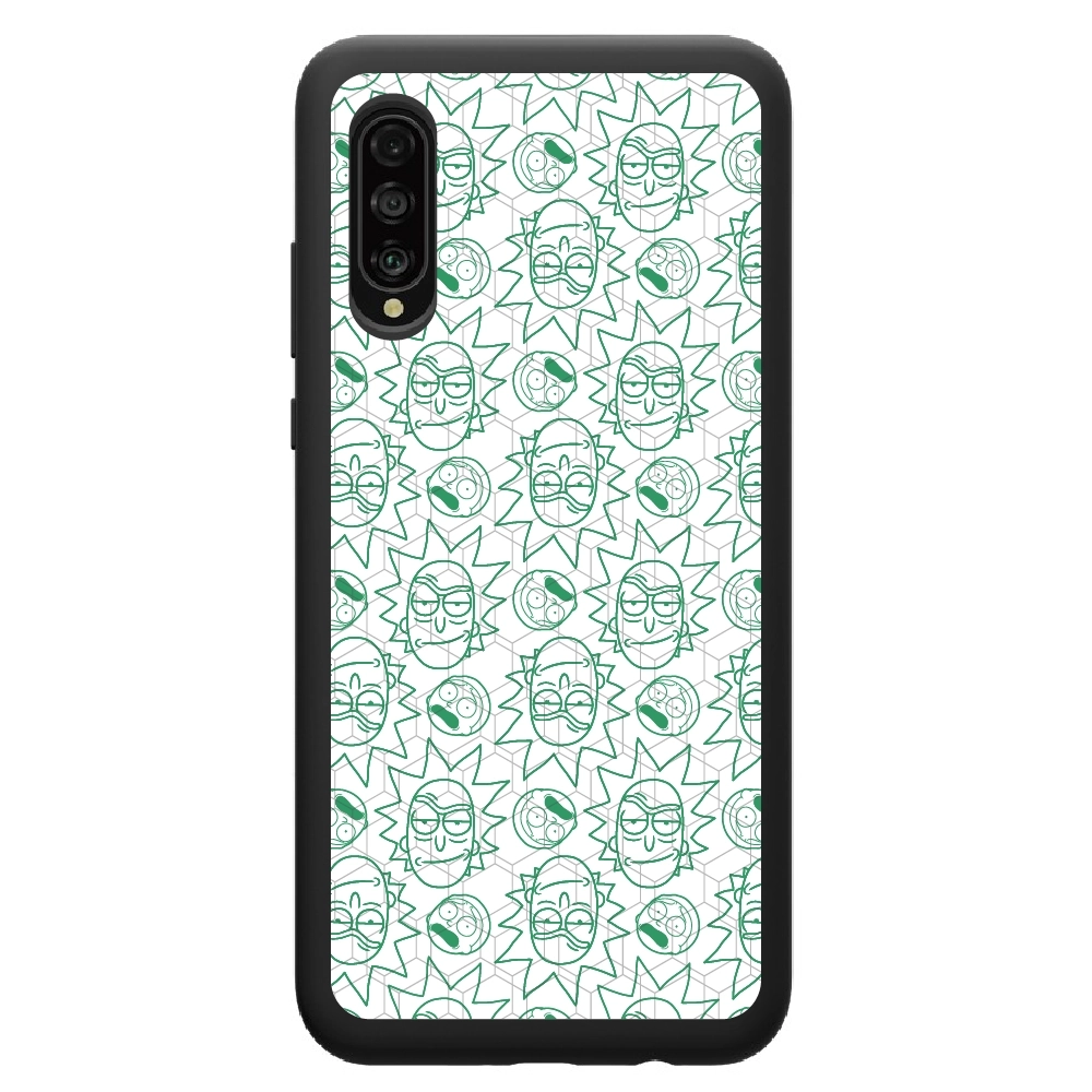 Rick and Morty face pattern...