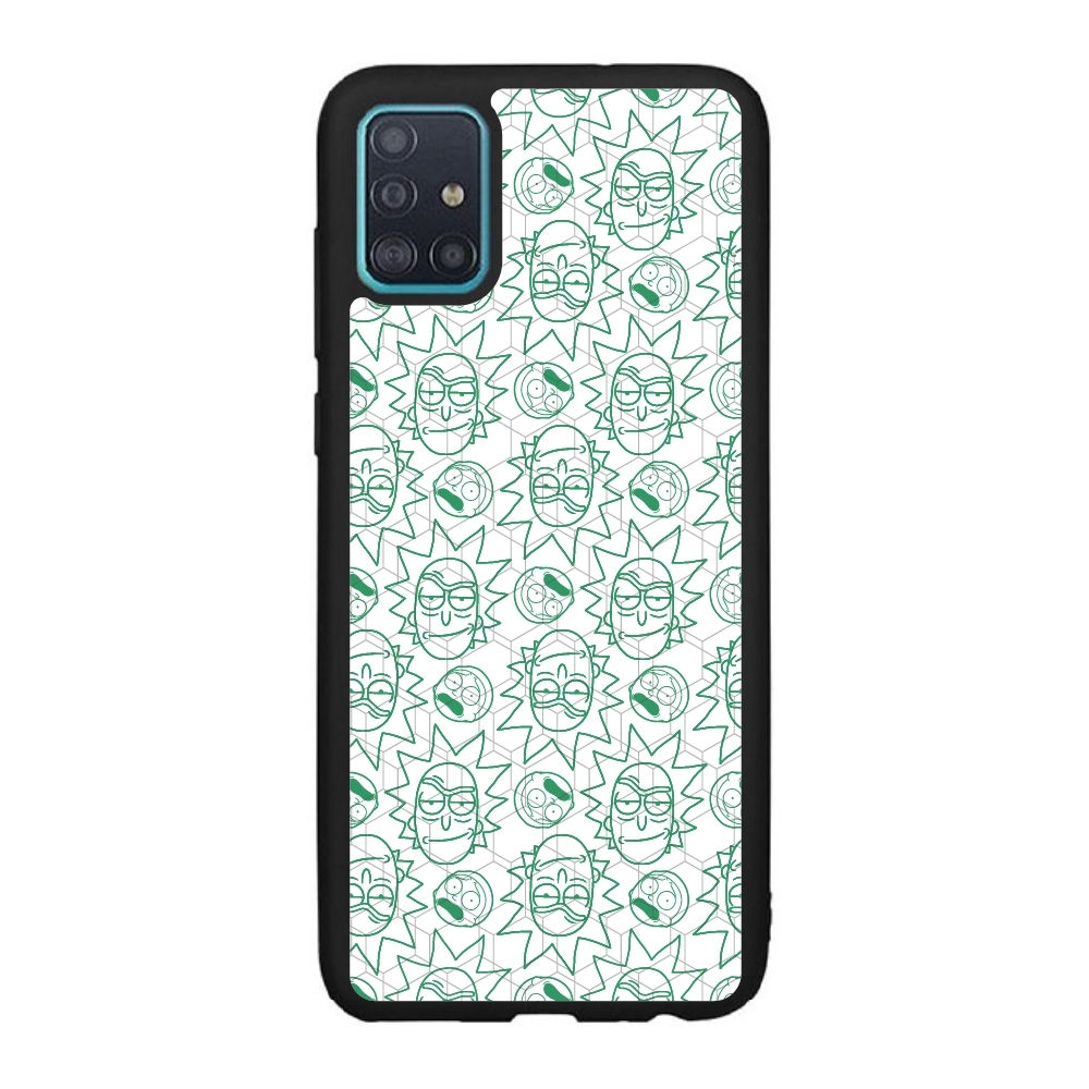 Rick and Morty face pattern...