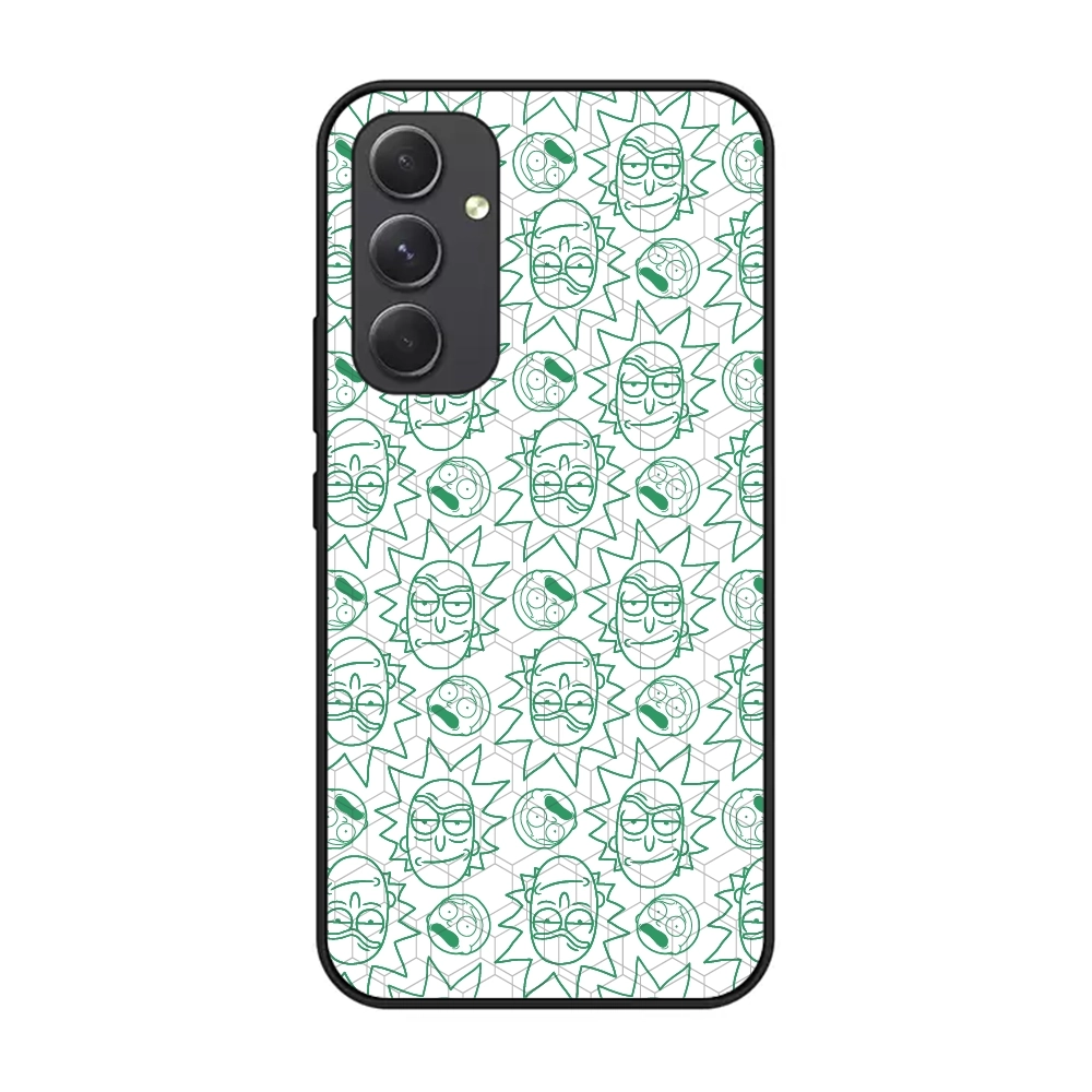 Rick and Morty face pattern...
