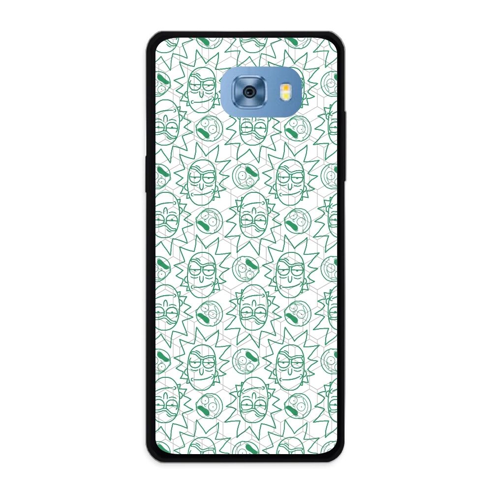 Rick and Morty face pattern...