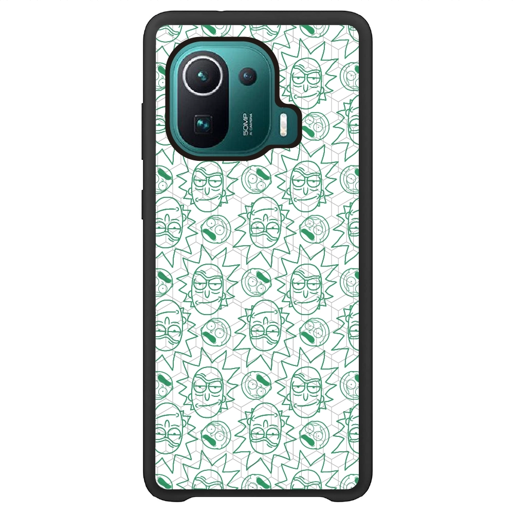 Rick and Morty face pattern...