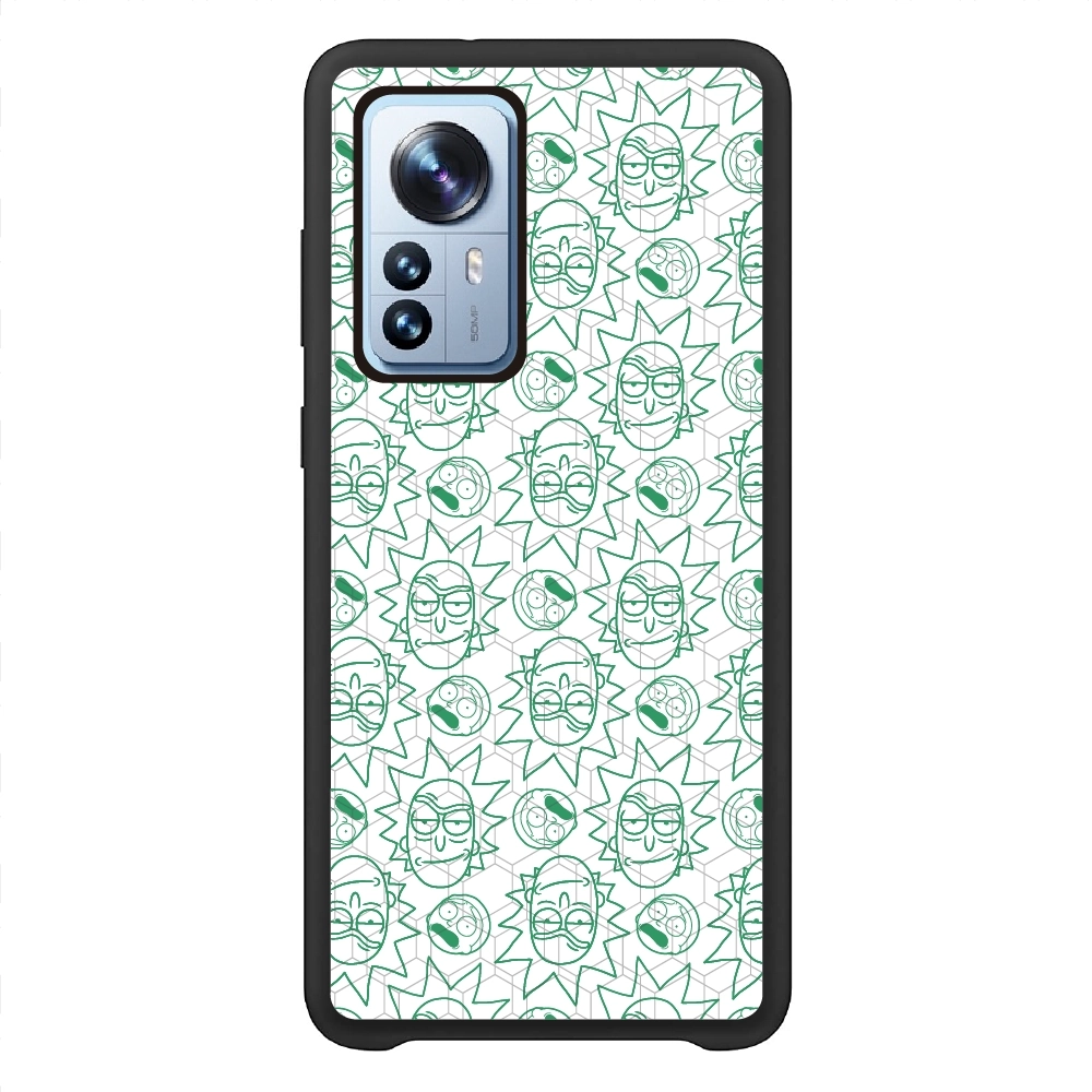 Rick and Morty face pattern...
