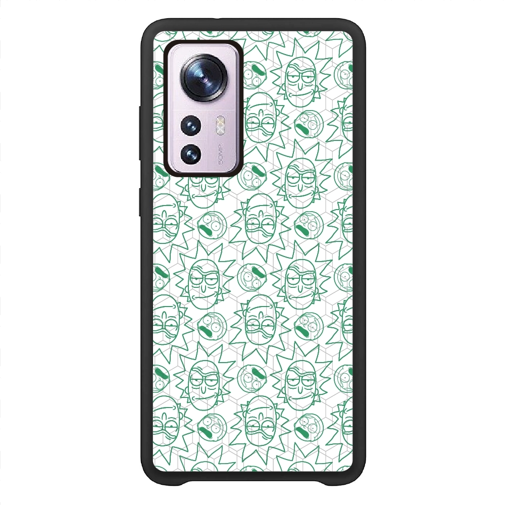 Rick and Morty face pattern...