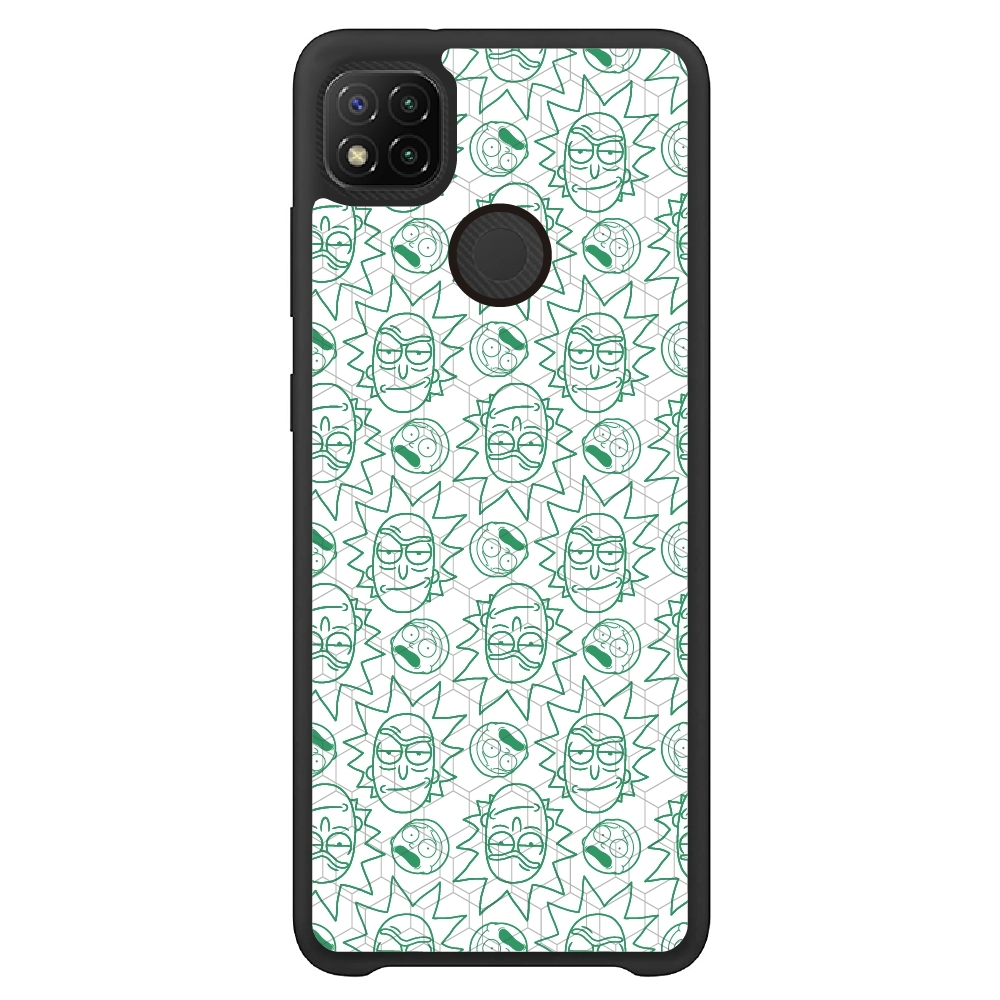 Rick and Morty face pattern...