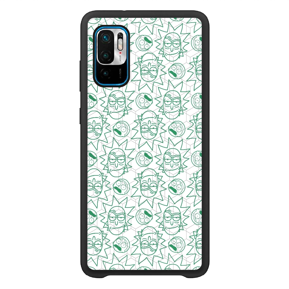 Rick and Morty face pattern...