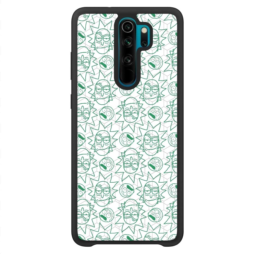Rick and Morty face pattern...
