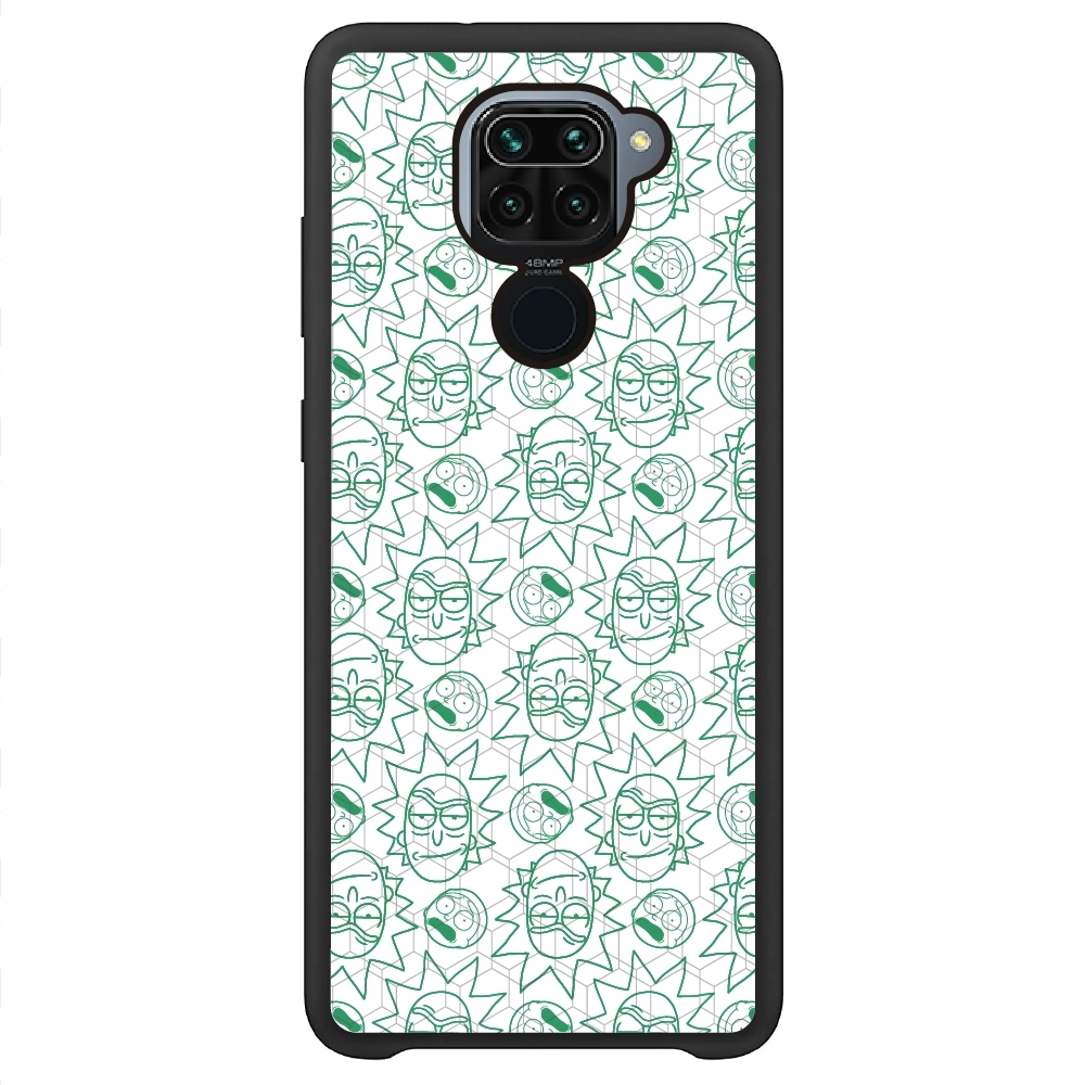 Rick and Morty face pattern...